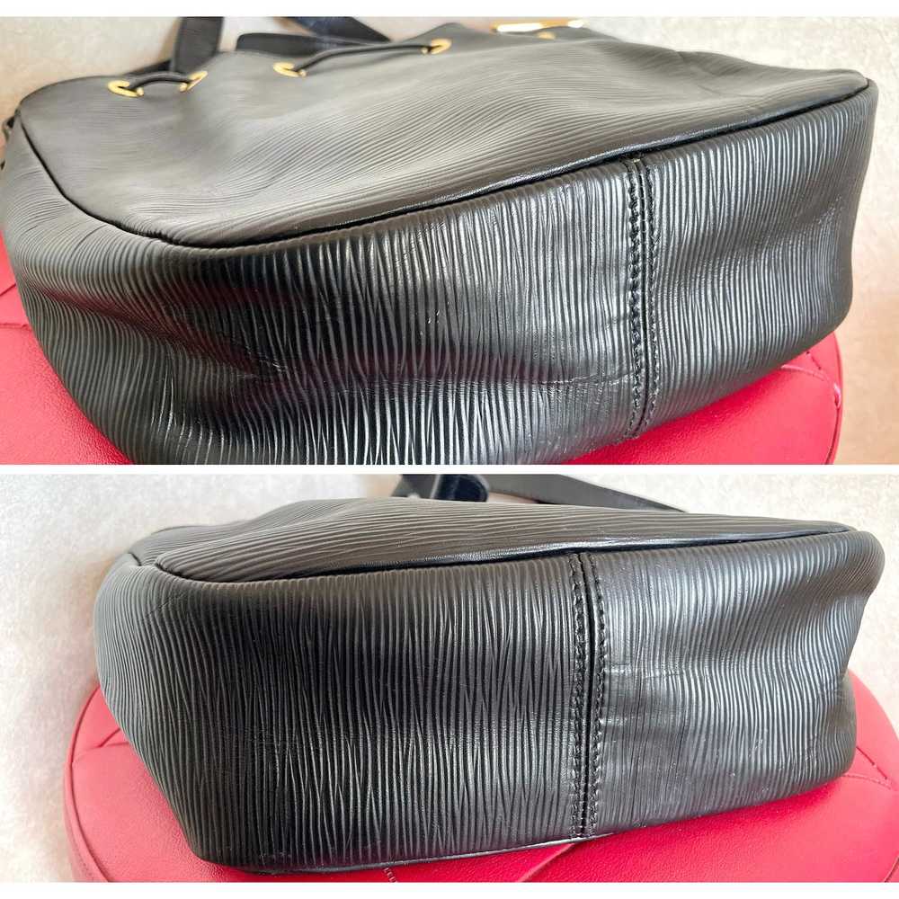 Fendi Vintage FENDI black epi leather hobo bucket… - image 5