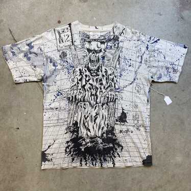 VTG popular Morbid Rags 'Bones in the Hood' All Over Print T-Shirt