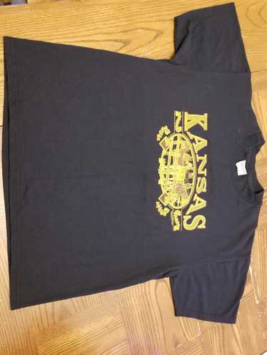 Swag × Vintage Vintage 1998 Kansas TShirt Logo Scr