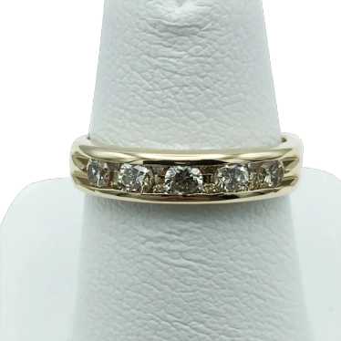 14K .50ctw Channel Set Diamond Band