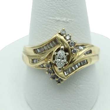 10K .66ctw Diamond Fashion Ring