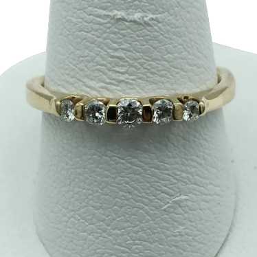 14K .22ctw Diamond Band