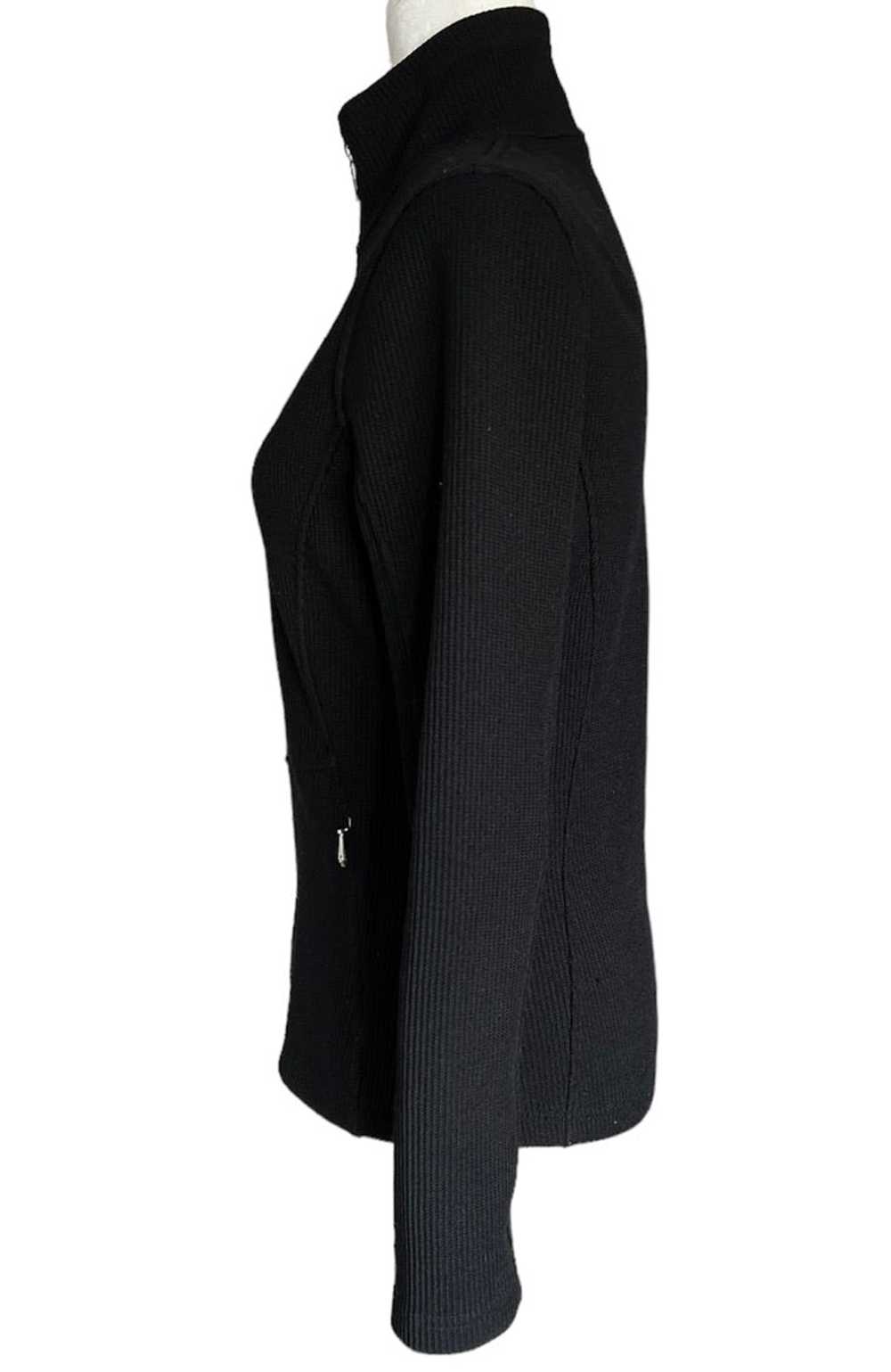Spyder Black Zipper Core Sweater Jacket, M - image 3