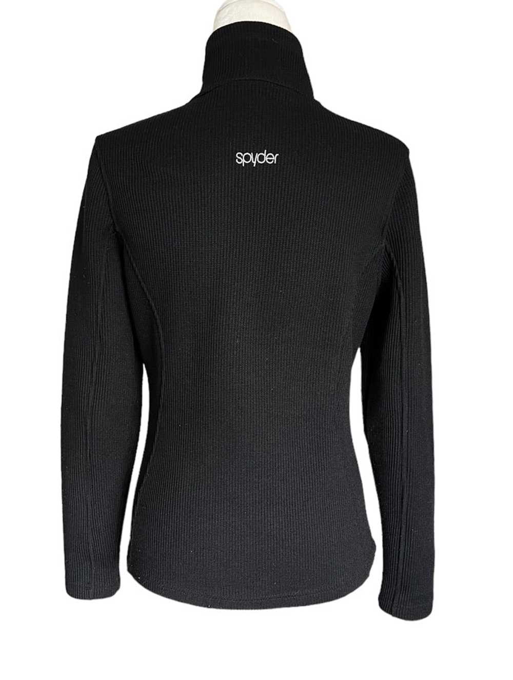 Spyder Black Zipper Core Sweater Jacket, M - image 4