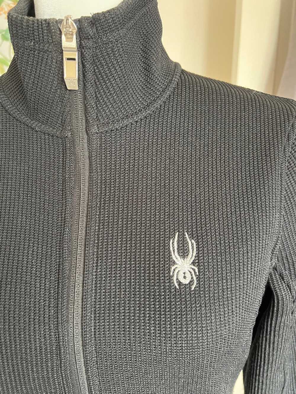 Spyder Black Zipper Core Sweater Jacket, M - image 6