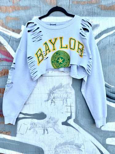 CUTE REWORKED TRASHED & CROPPED BAYLOR UNIVERSITY 