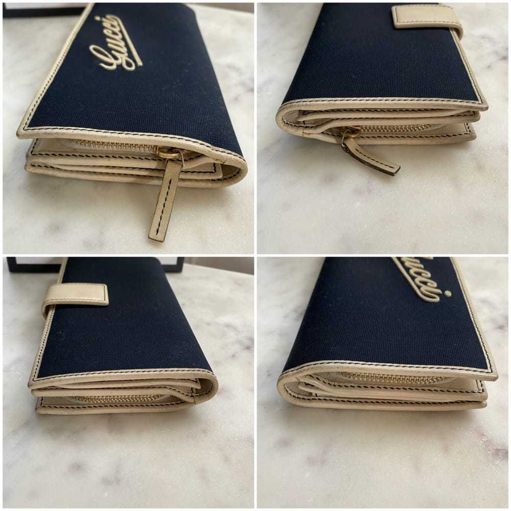 Gucci Continental cloth wallet - image 8
