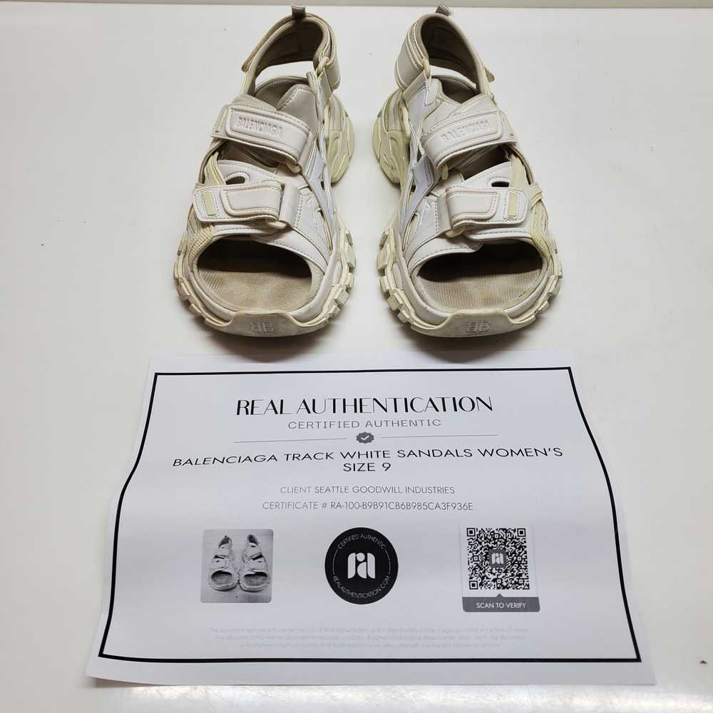 AUTHENTICATED WMNS BALENCIAGA TRACK SANDALS SIZE 9 - image 1