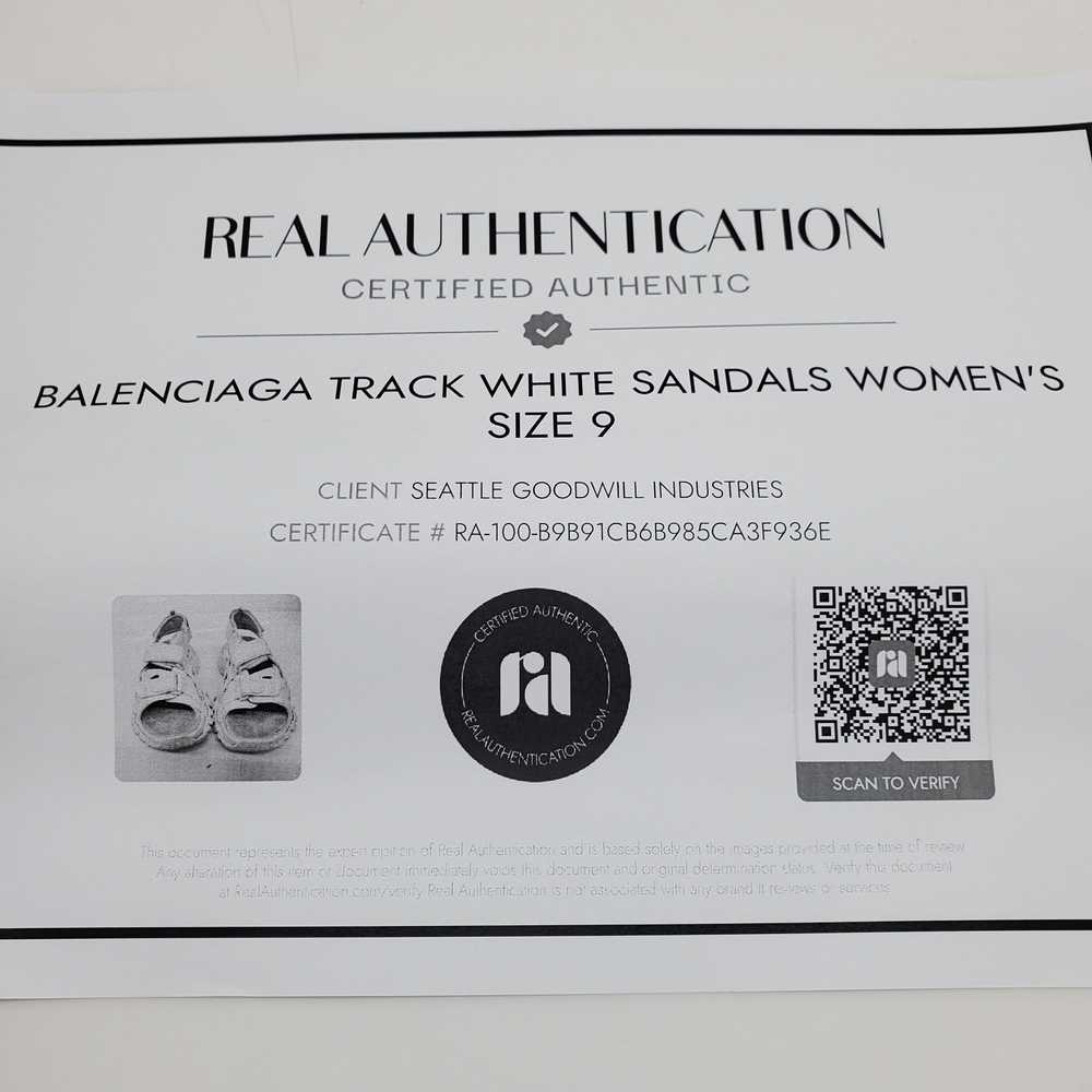 AUTHENTICATED WMNS BALENCIAGA TRACK SANDALS SIZE 9 - image 2