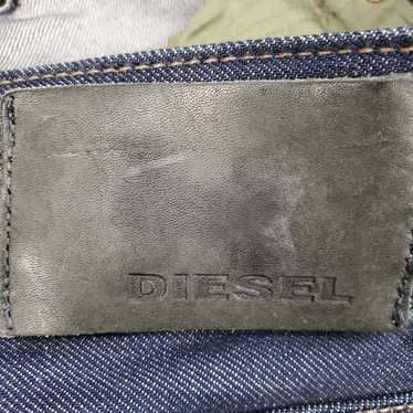 Diesel Men Jeans Zip-Up Back Pockets Rider Black Gray Button Fly Sz 30x29.5