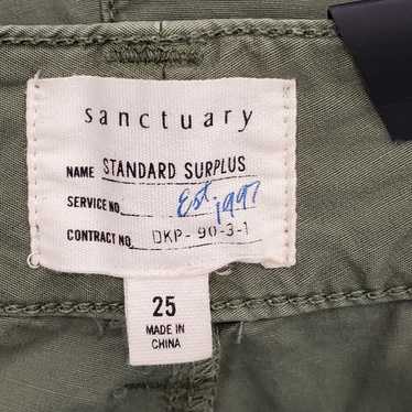 J Brand West Point Skinny Cargo Pants Size 25 Cotton Green Mid Rise