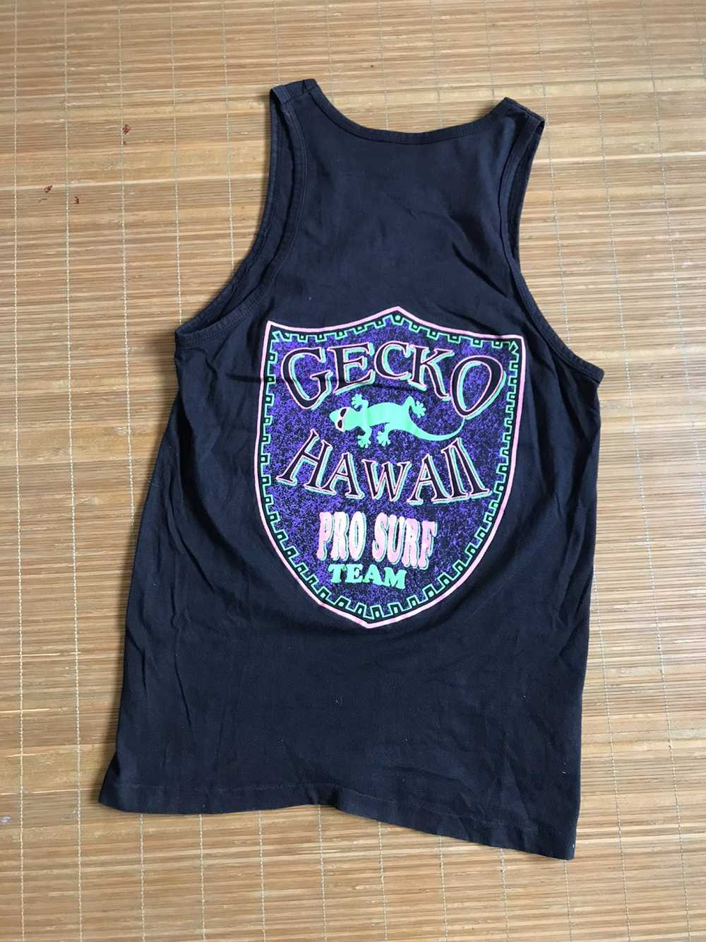 Hawaiian Shirt × Vintage Vintage singlet gecko ha… - image 1