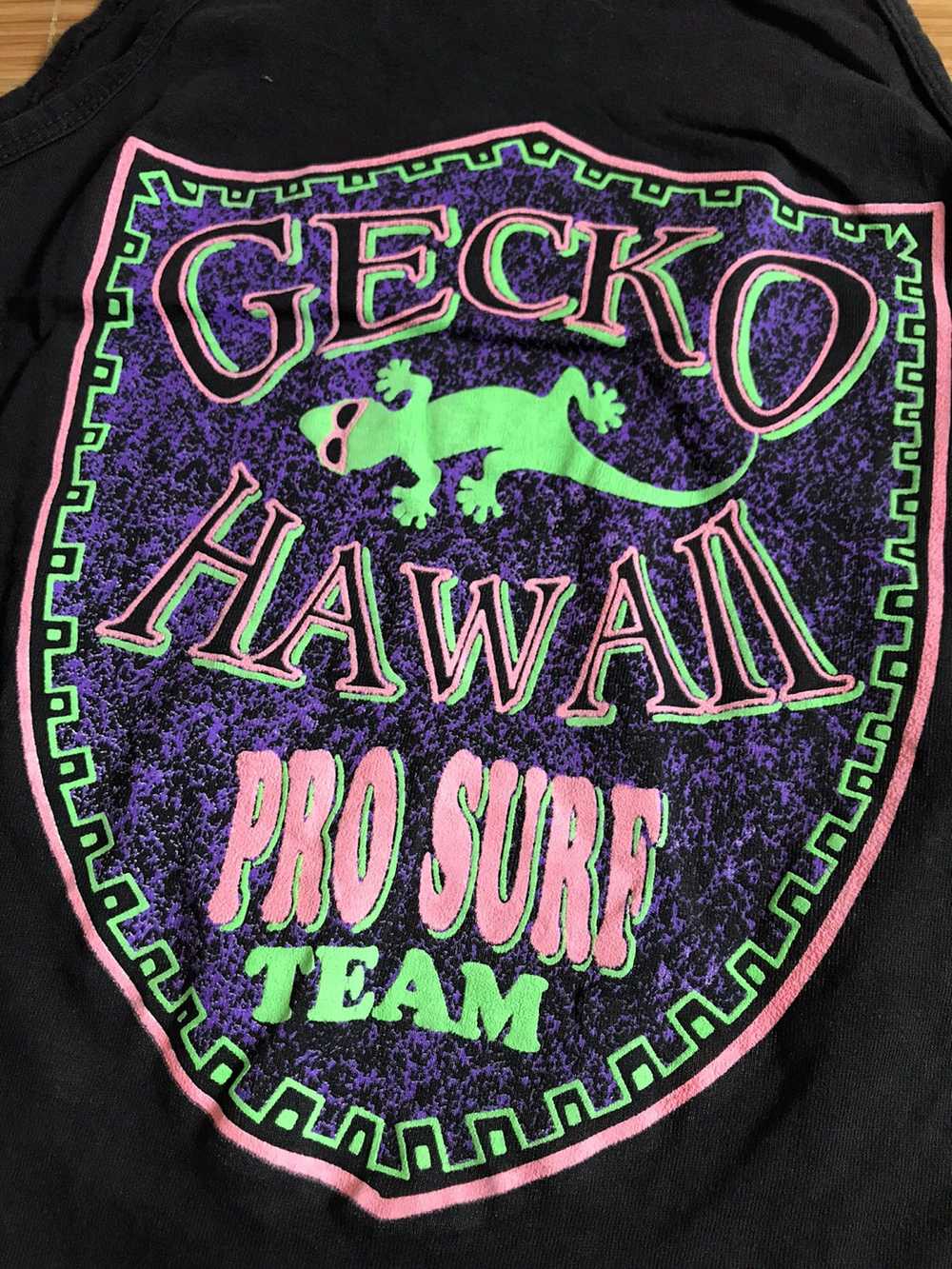 Hawaiian Shirt × Vintage Vintage singlet gecko ha… - image 4
