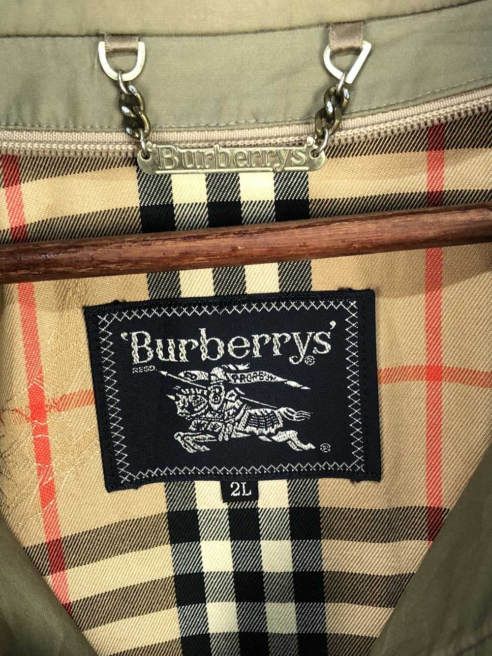 Burberry Vintage Burberrys Nova Check Tartan Tren… - image 4