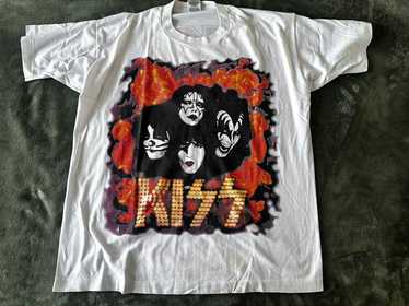 2024 VTG KISS Catalog Faces 1996 Double Sided Concert Tee. Cronies Tag Size XL.