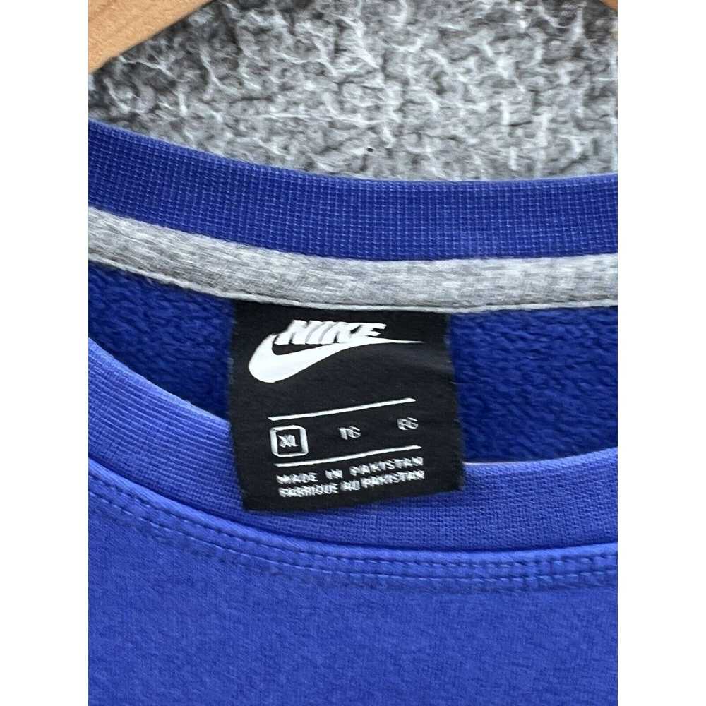 Nike Nike Club Fleece Crew XL Lapis Purplish Blue… - image 3