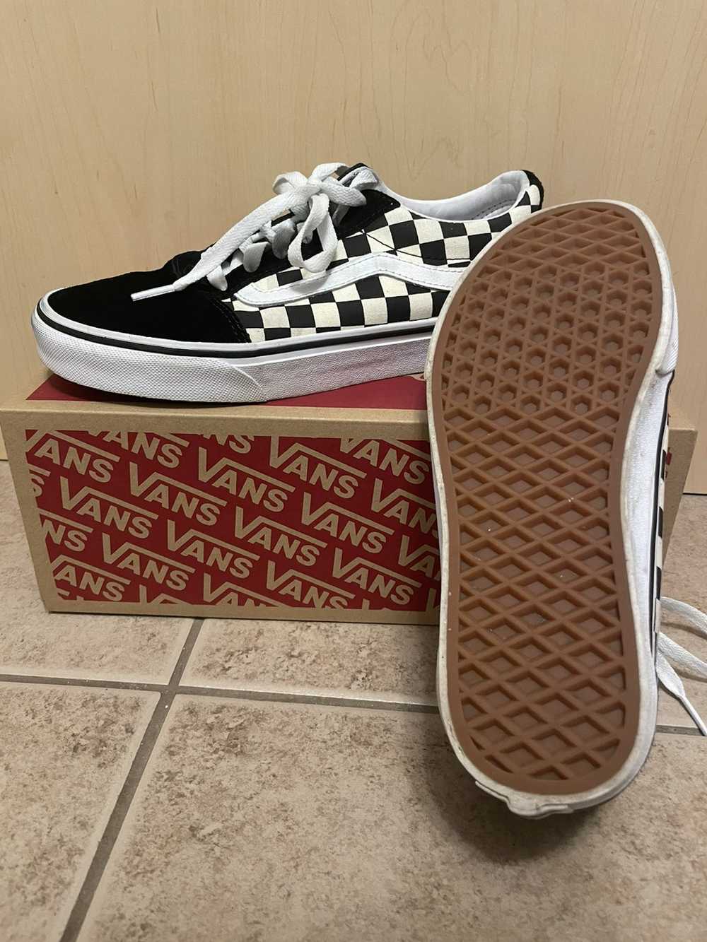 Vans Vans Ward Checkerboard Black/White Sneaker - image 1