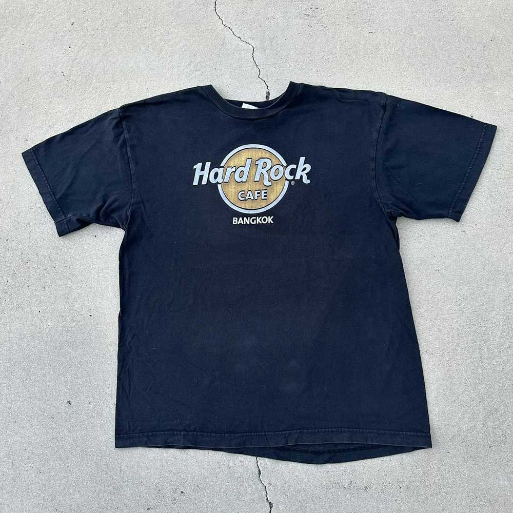 Hard Rock Cafe × Vintage Vintage Faded Black Hard… - image 1