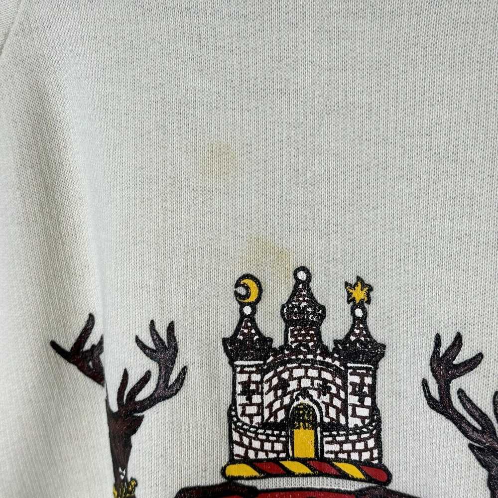 Vintage Vintage Nottingham Sweatshirt Mens XL Whi… - image 6