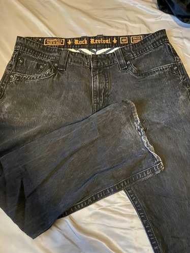 Rock revival black denim - Gem