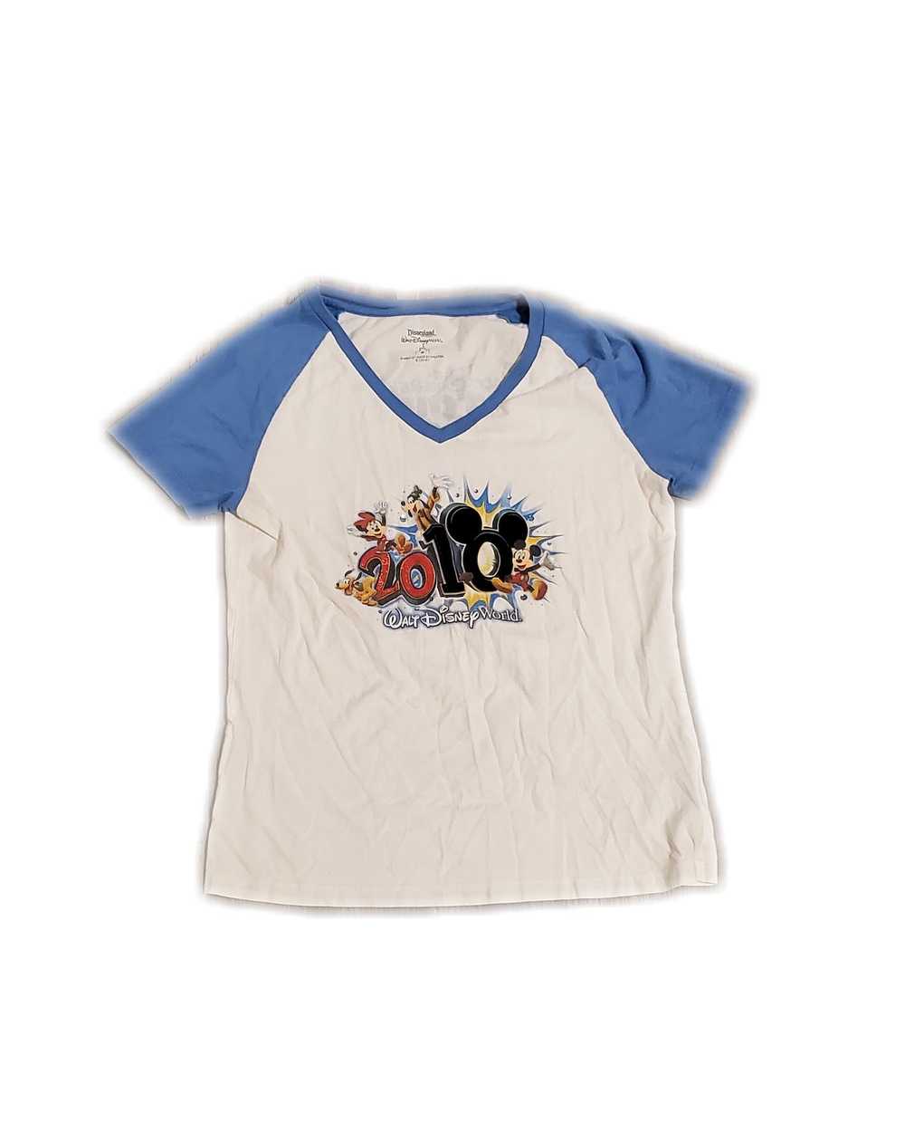Disney × Vintage 2010 Disney World Ringer T-Shirt - image 1