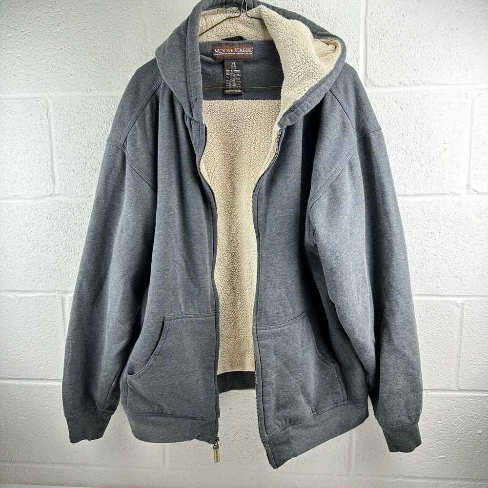 Moose Knuckles Moose Creek Hoodie Mens Large Gray… - image 1