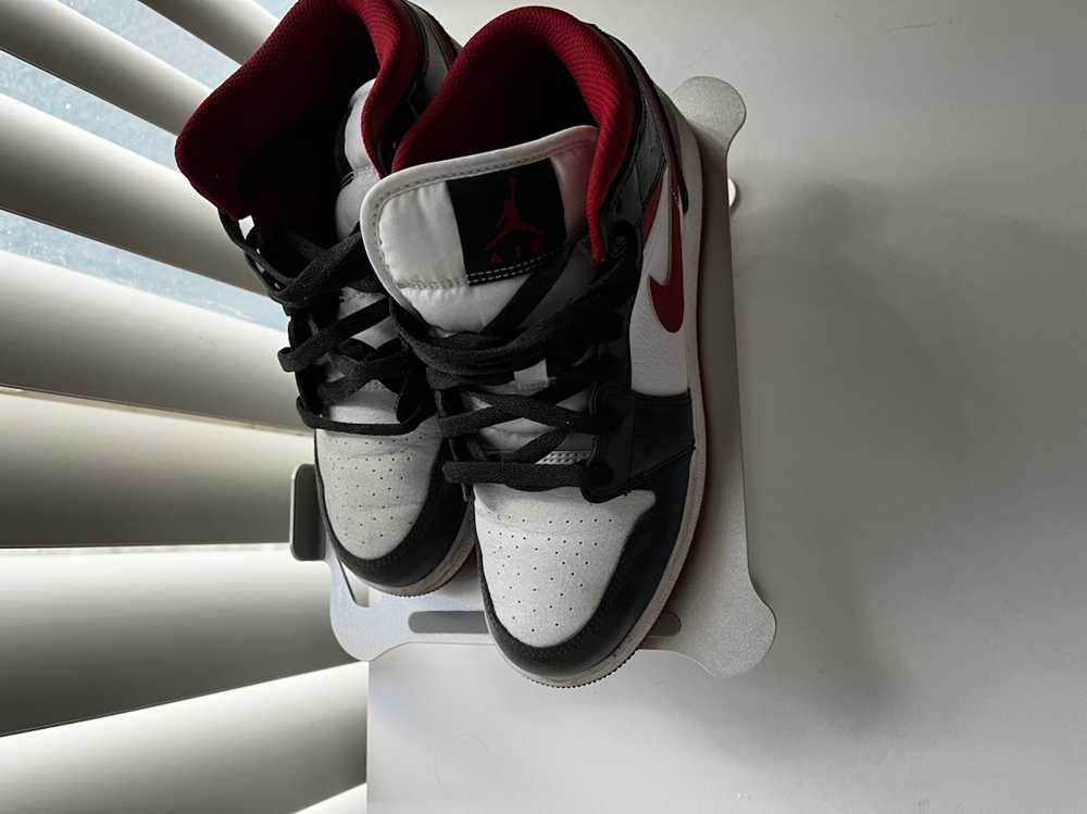 Jordan Brand × Nike Jordan 1 Mid gym red black - image 2