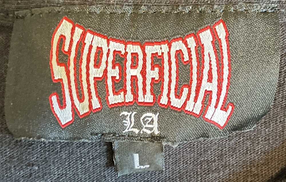 Streetwear Superficial LA “Logo” L Tee - image 3