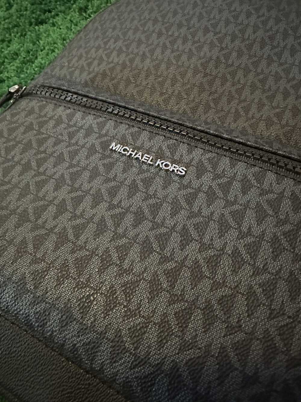 Michael Kors MK Cooper Logo Backpack Bag Blue - image 6