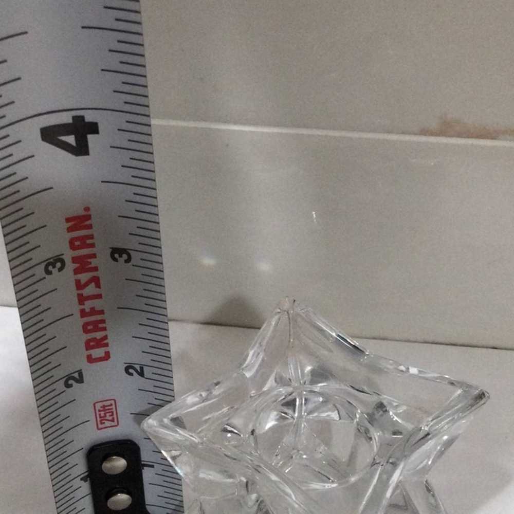 Other Clear Glass Star Shaped Taper Candle Holders - image 11