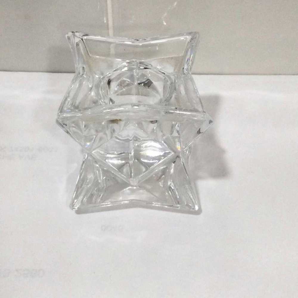 Other Clear Glass Star Shaped Taper Candle Holders - image 3