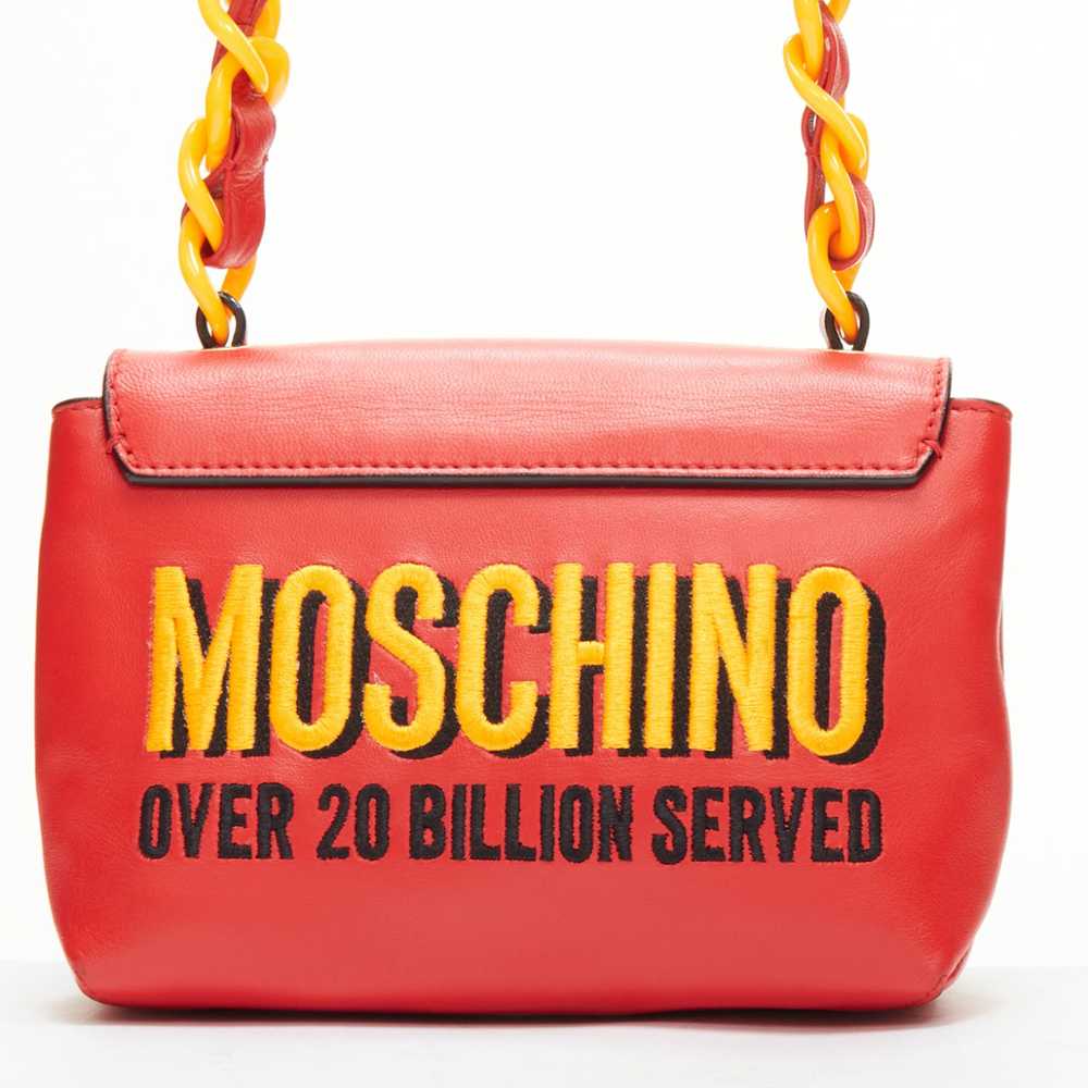 Moschino rare MOSCHINO Jeremy Scott 2014 red yell… - image 5