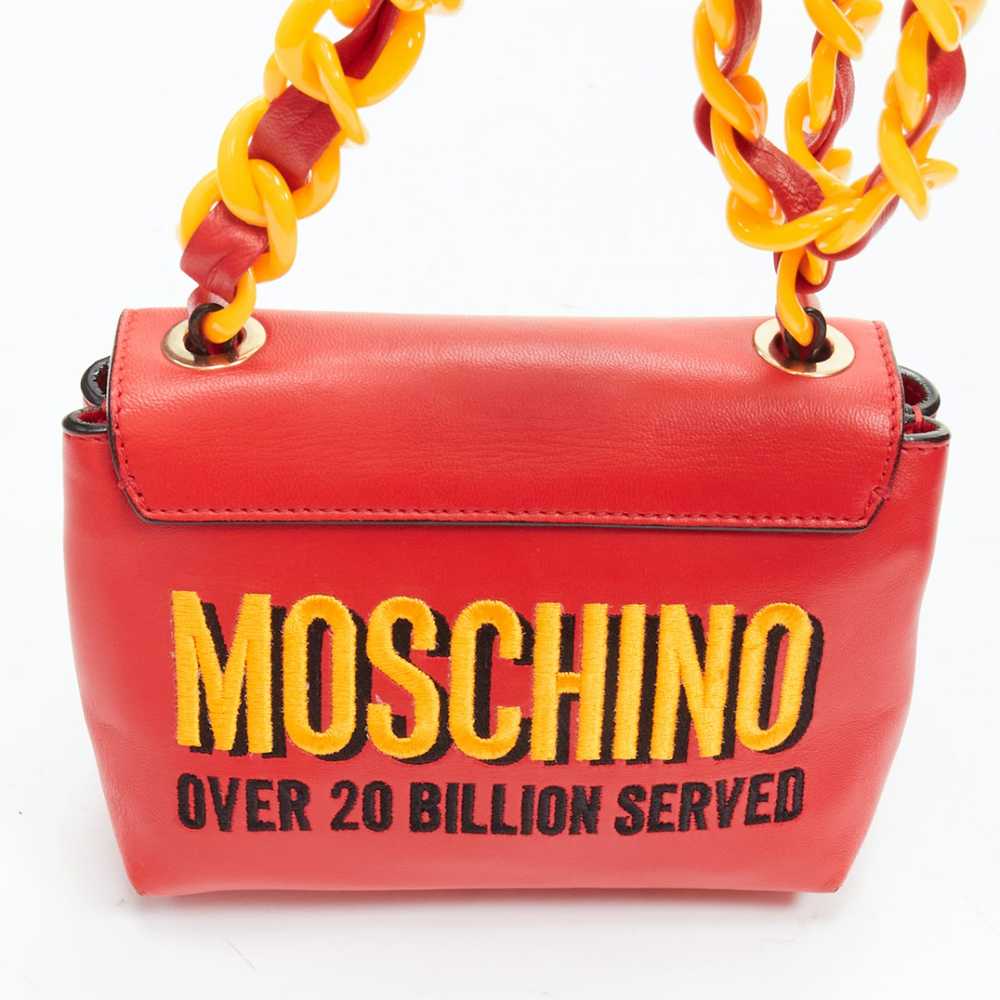 Moschino rare MOSCHINO Jeremy Scott 2014 red yell… - image 6