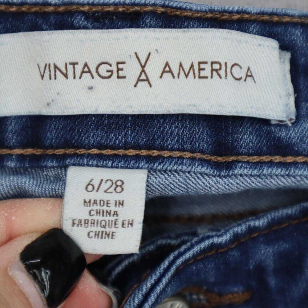 Other Vintage America Jeans Womens 6 Blue Mid Ris… - image 2