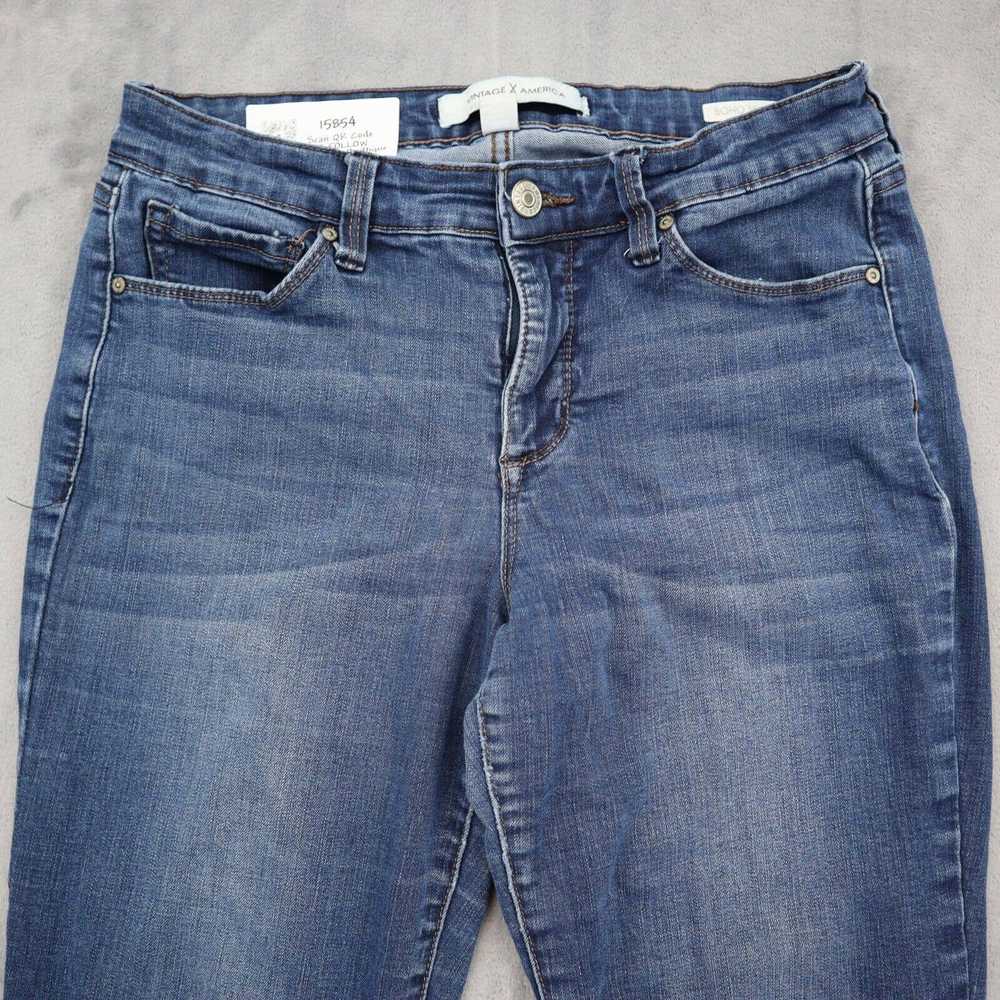 Other Vintage America Jeans Womens 6 Blue Mid Ris… - image 9