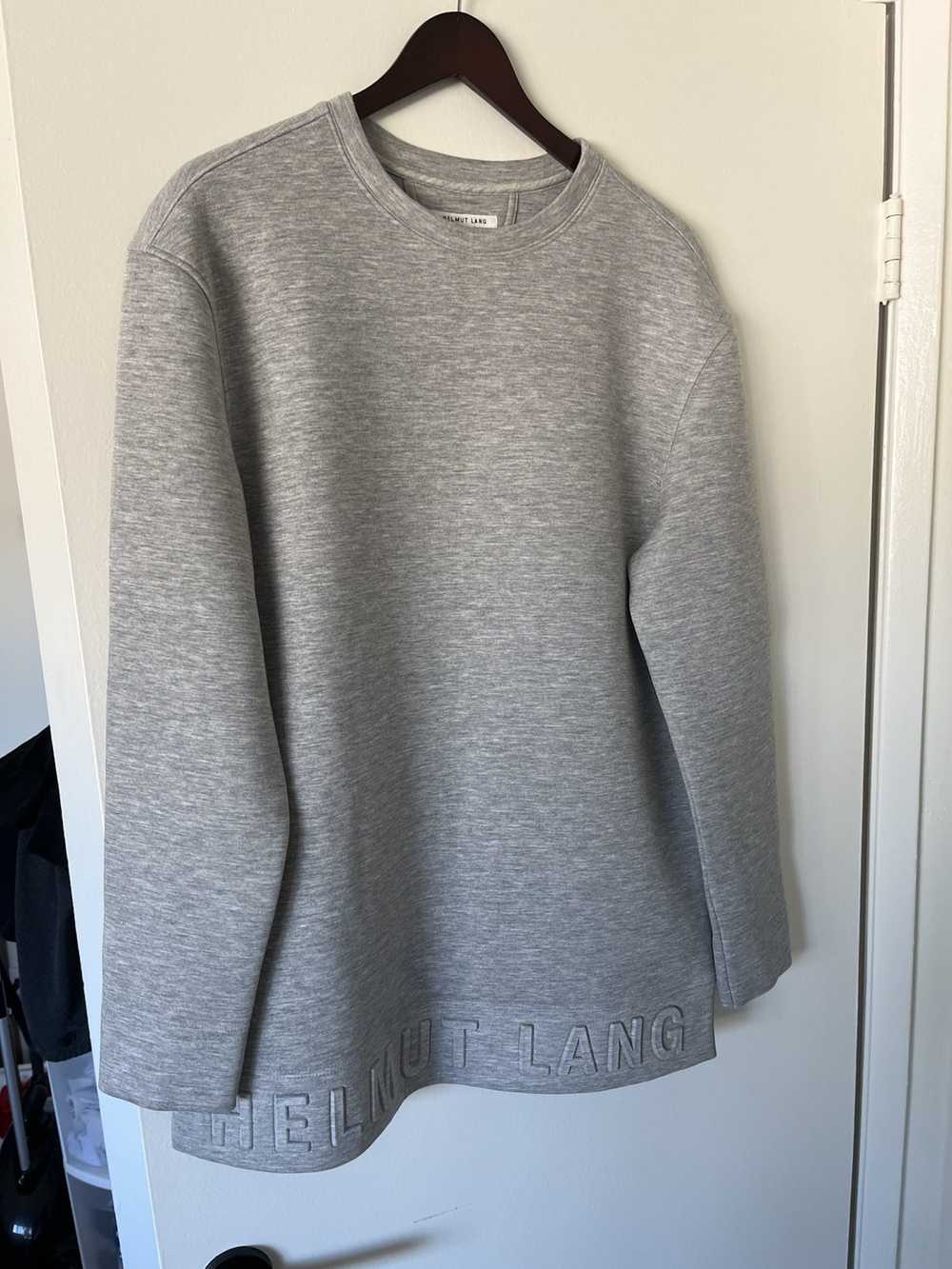 Helmut Lang Helmet Lang 3D Sweater Crewneck - image 1