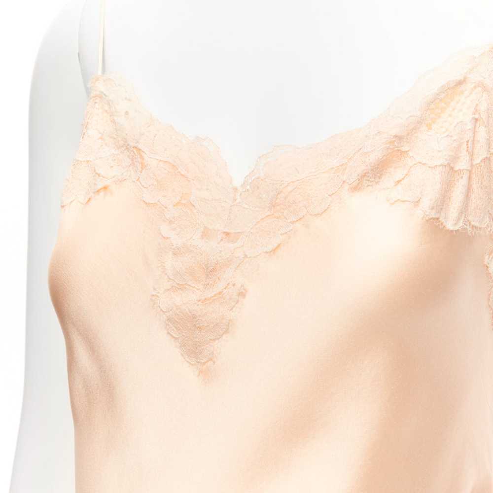 Dolce & Gabbana DOLCE GABBANA 100% silk nude lace… - image 2