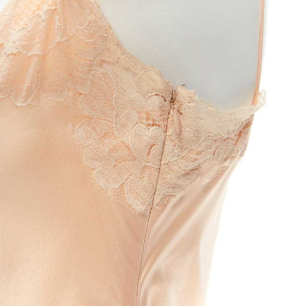 Dolce & Gabbana DOLCE GABBANA 100% silk nude lace… - image 7
