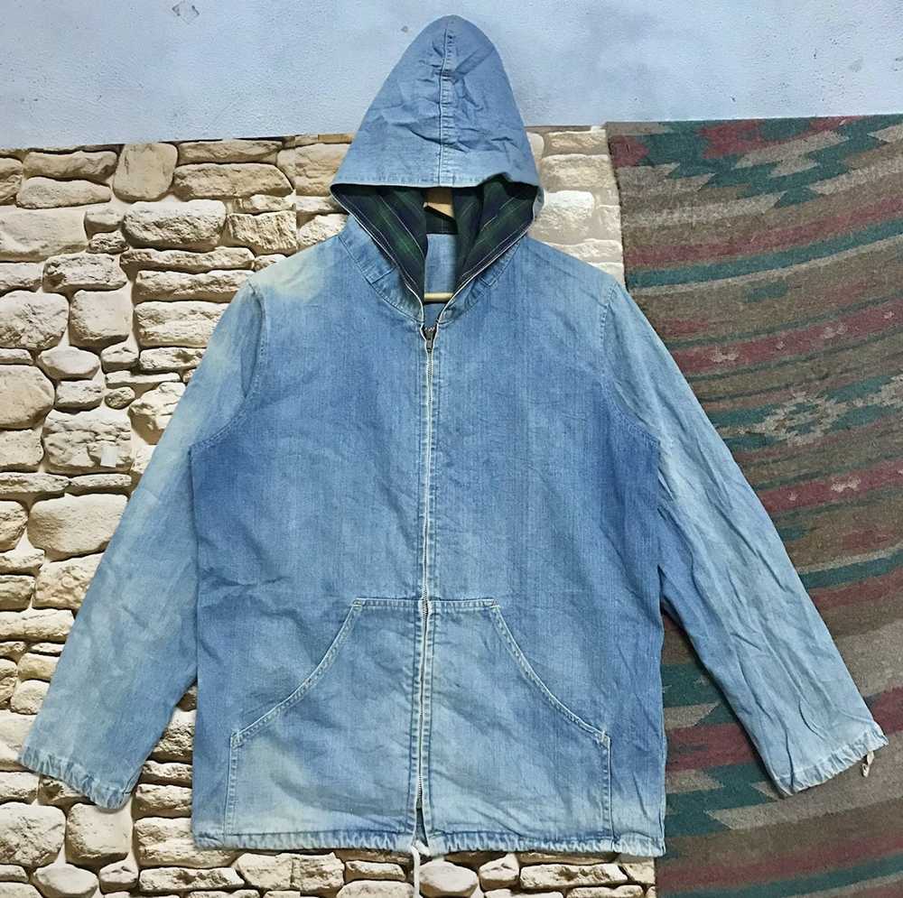 Vintage Bobson Denim Sunfaded Hodie - image 1