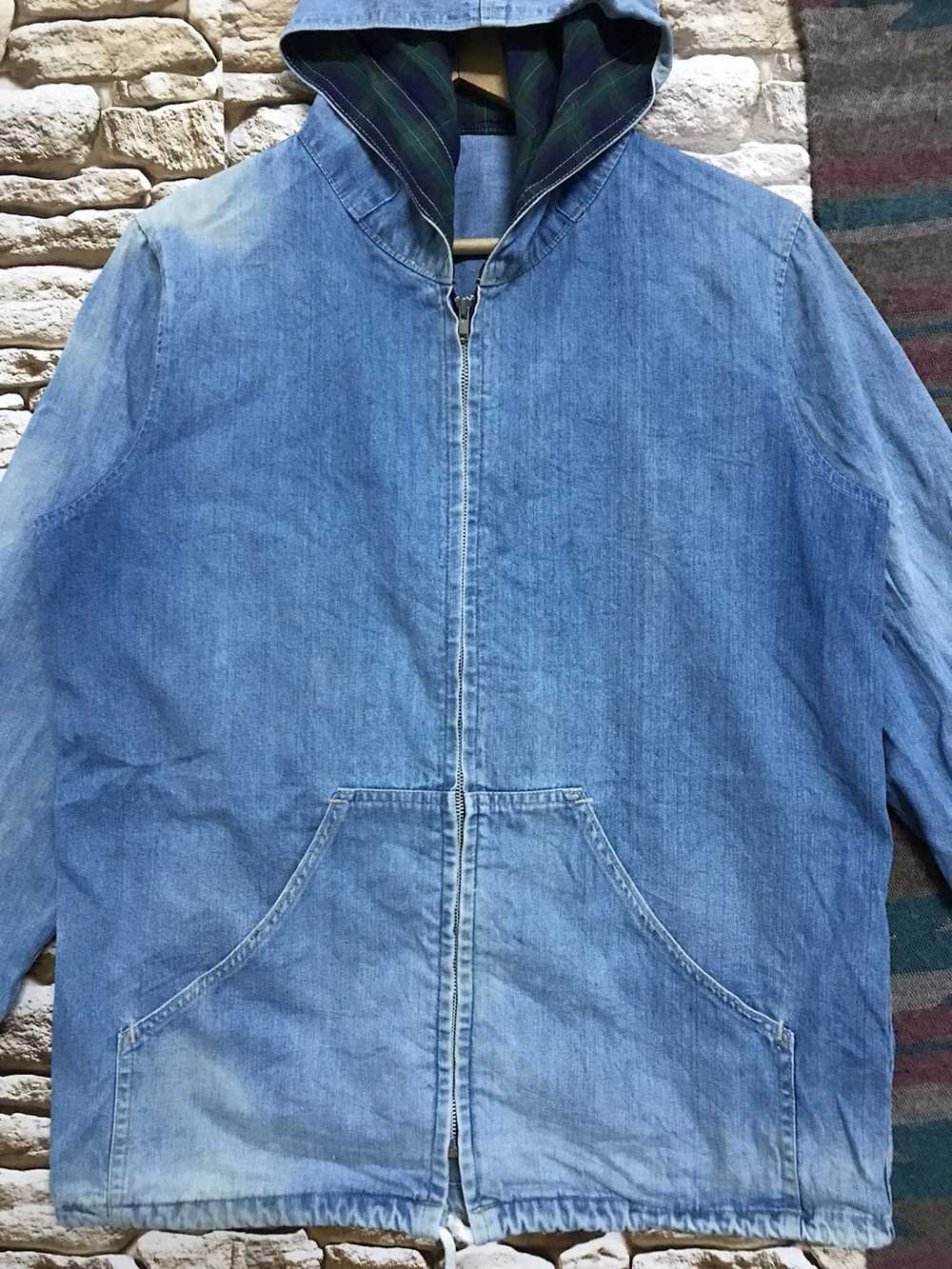 Vintage Bobson Denim Sunfaded Hodie - image 4