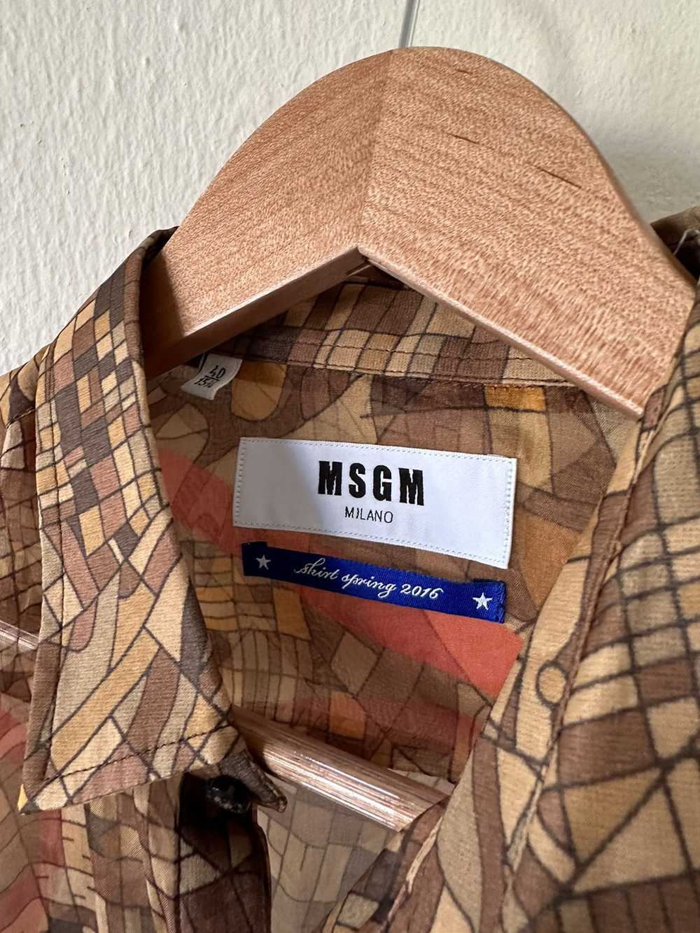 MSGM Sheer Silk Shirt - image 3