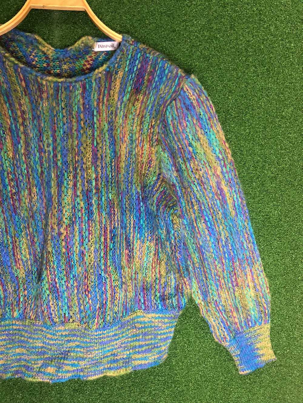 Coloured Cable Knit Sweater × Japanese Brand × Ot… - image 10