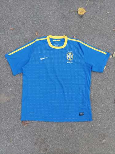 Brazil Brasil 1990's 2000's vintage home football shirt jersey Nike size XL