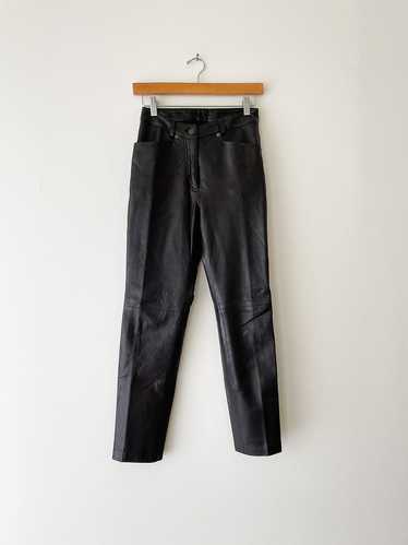 1980's Michael Hoban Leather Pants - image 1
