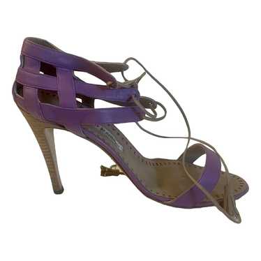 Manolo Blahnik Leather heels - image 1