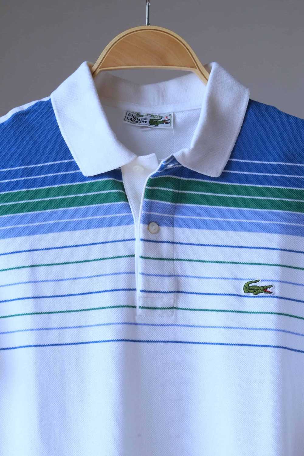 LACOSTE Vintage Striped Polo - image 2