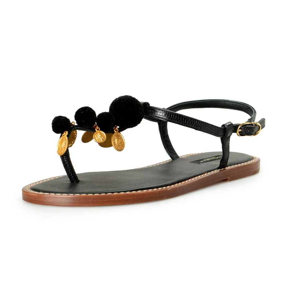 Dolce & Gabbana Leather sandal - image 2