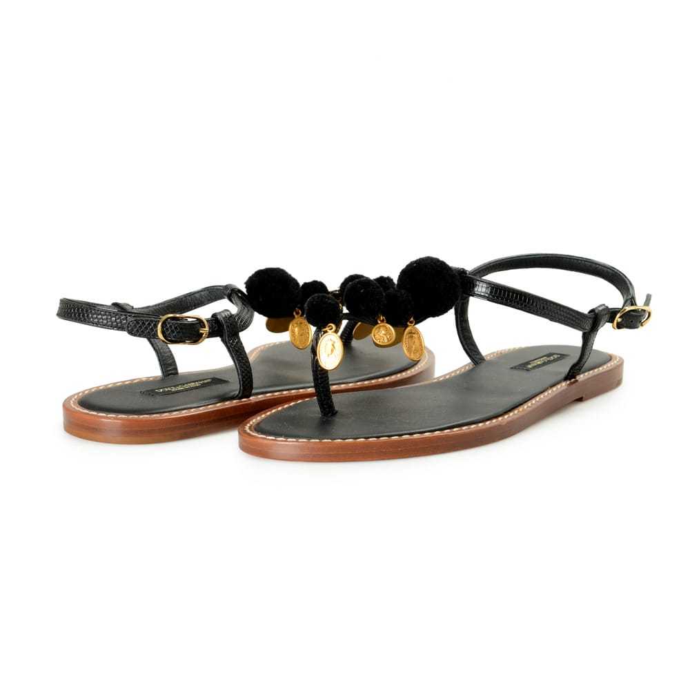 Dolce & Gabbana Leather sandal - image 7