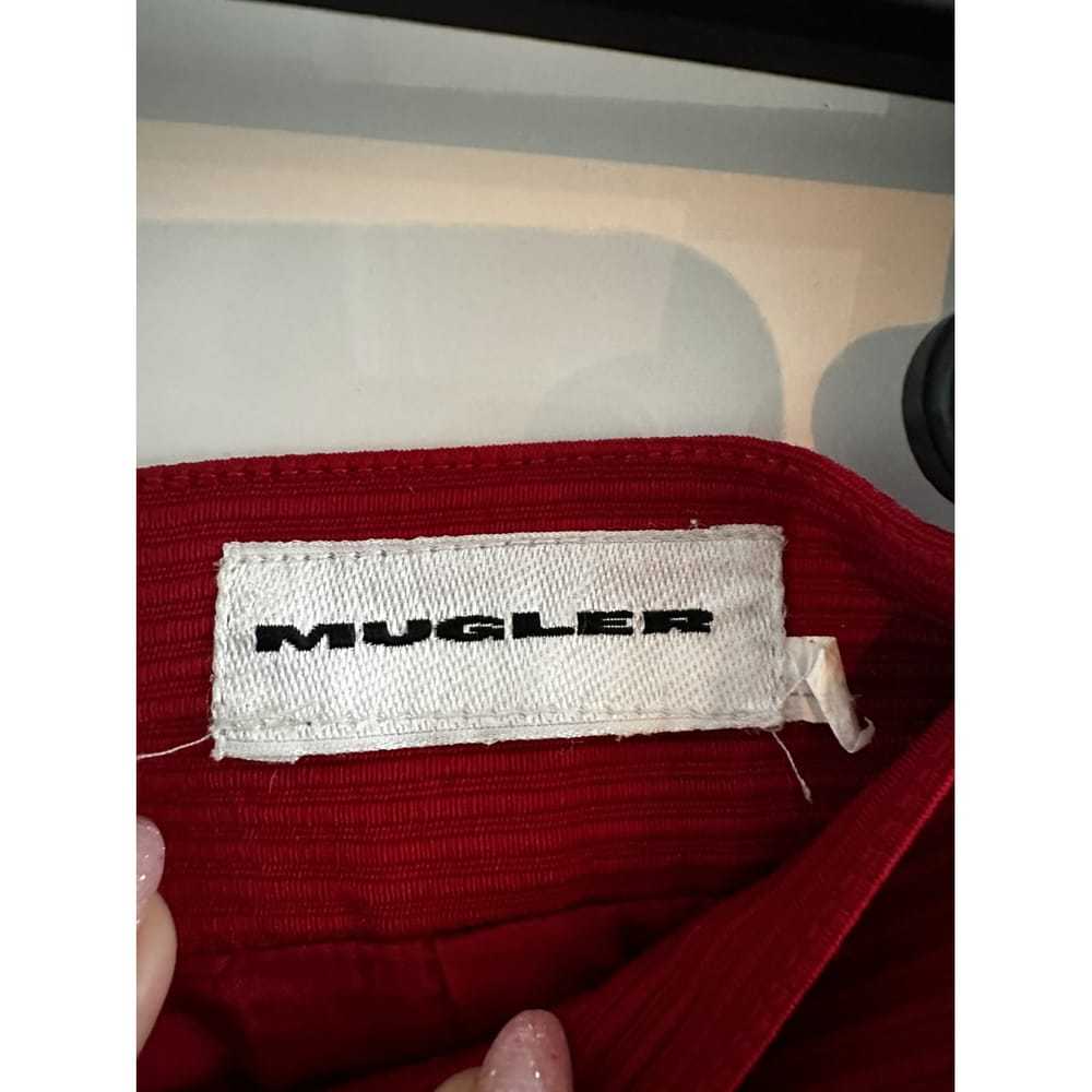 Mugler Wool mini skirt - image 2