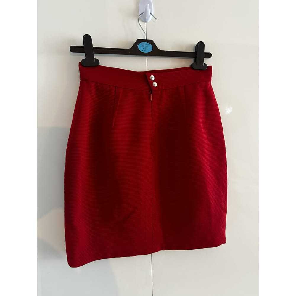 Mugler Wool mini skirt - image 3